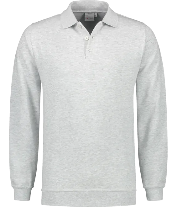 Polo Sweater Santino Robin in Polo Sweater Santino Robin ash grey