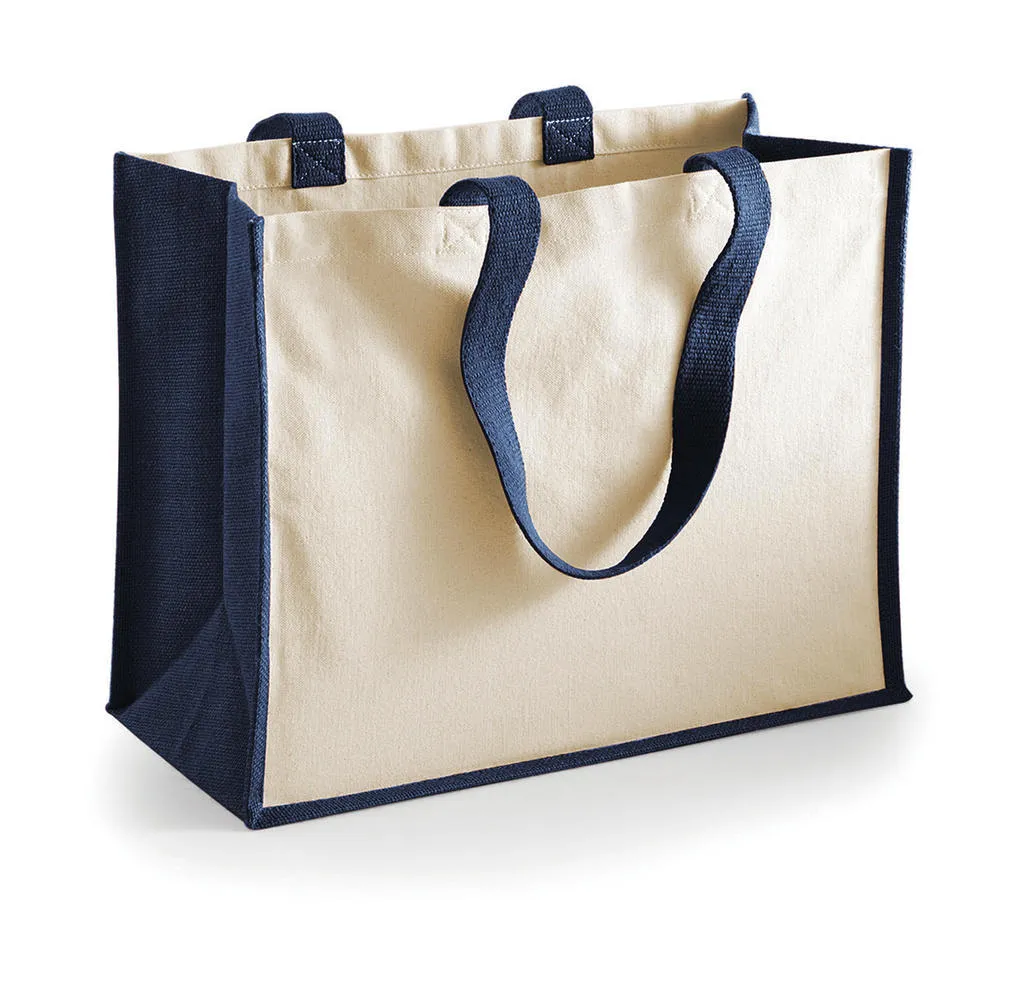 Jute Boodschappentas Westford Mill W422 in Jute Boodschappentas Westford Mill W422 Navy