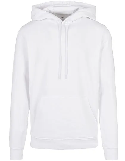Heren Hoodie Basic Build Your Brand BB001 in Heren Hoodie Basic Build Your Brand BB001 - White