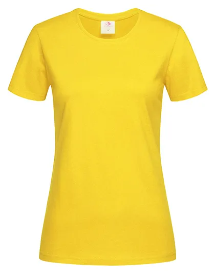 Dames T-shirt Classic-T Fitted Stedman ST2600 in Dames T-shirt Classic-T Fitted Stedman ST2600 - Yellow