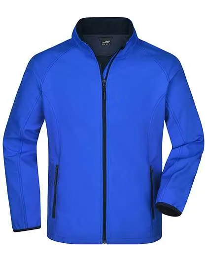 Heren Softshell Jas Promo Daiber JN1130 in Heren Softshell Jas Promo Daiber JN1130 Nautic blue-Navy