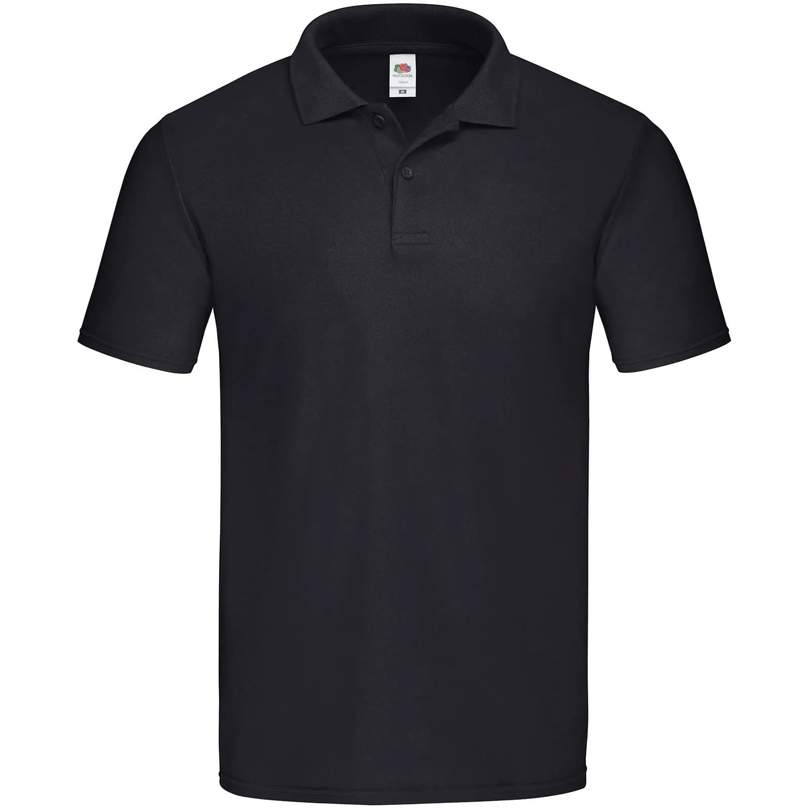 Heren Poloshirt Original Fruit of the Loom 63-050-0 in Heren Poloshirt Original Fruit of the Loom 63-050-0 zwart
