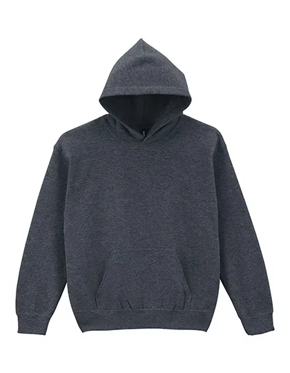 Kinder Hoodie Gildan Blend 18500B in Blend Youth Hooded Sweatshirt Dark Heather