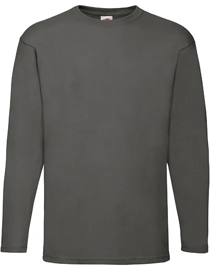T-shirts lange mouw Fruit of the Loom 61-038-0 in T-shirts lange mouw Fruit of the Loom 61-038-0 - Light Graphite