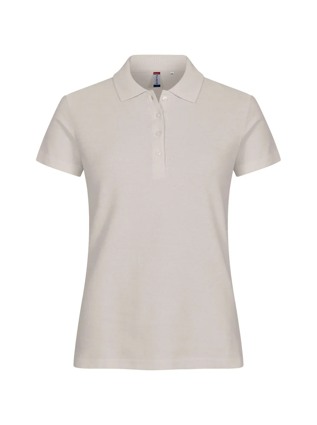 Dames Polo Clique Basic 028231 in Steen Grijs