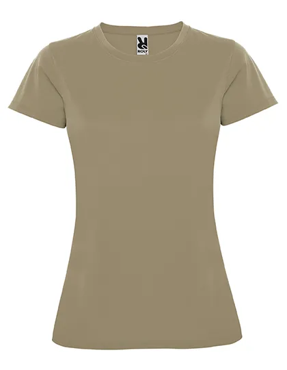 Dames Sportshirt Montecarlo Roly CA0423 in Dames Sportshirt Montecarlo Roly CA0423 - Dark Sand