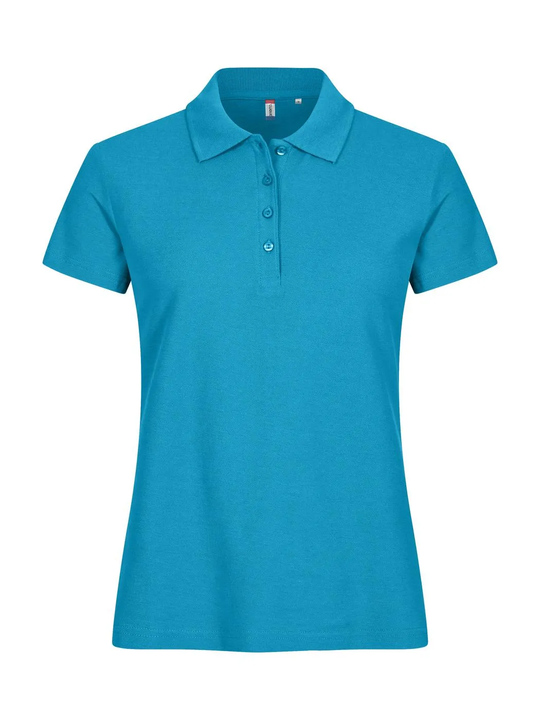 Dames Polo Clique Basic 028231 in Turquoise