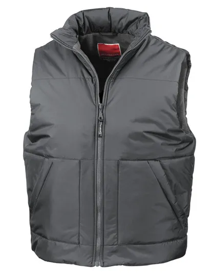 Heren Bodywarmer Result R044X in Heren Bodywarmer Result R044X Dark Grey