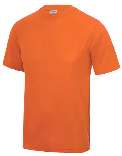 Heren Sportshirt AWDis JC001 in Heren Sportshirt AWDis JC001 Electric Oranje