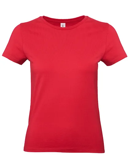 Dames T-shirt B&C E190 TW04T in Dames T-shirt B&C E190 TW04T - Red
