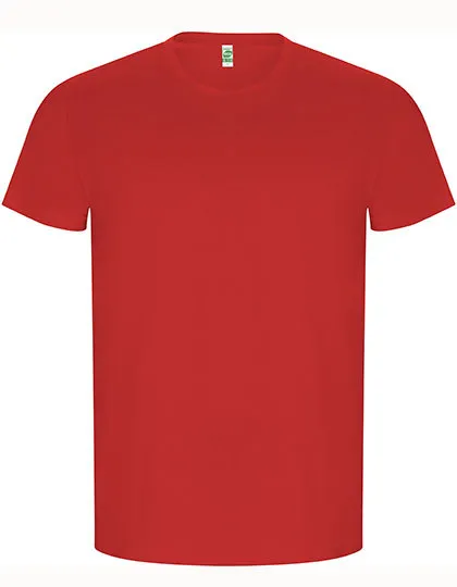 Heren T-shirt Roly Golden Organic CA6690 in Heren T-shirt Roly Golden Organic CA6690 - Red