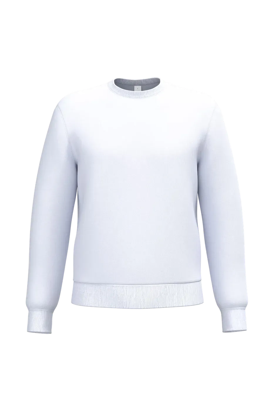 Goedkope Sweater iDeal Basic Brand IB400 in Goedkope Sweater iDeal Basic Brand IB400 Wit