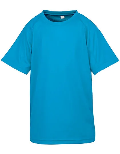 Kinder Sportshirt Spiro Aircool Tee S287J in Kinder Sportshirt Spiro Aircool Tee S287J - Ocean Blue
