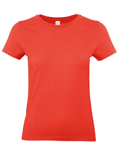 Dames T-shirt B&C E190 TW04T in Dames T-shirt B&C E190 TW04T - Sunset Orange
