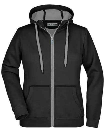 Ladie's Doubleface Jacket Daiber JN354 in Ladie's Doubleface Jacket Daiber JN354 - Black - Carbon