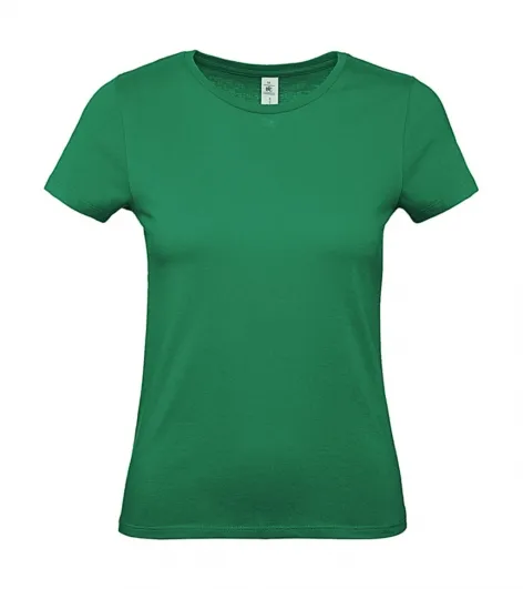 Dames T-shirt B&C E150 TW02T in Dames T-shirt B&C E150 TW02T Kelly Green