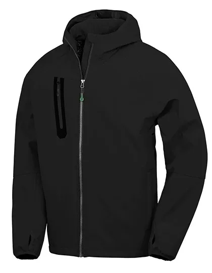 Heren Hoodie Softshell Jas Result R909X productfoto