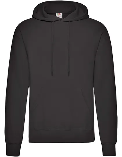 Heren Hoodie Classic Fruit of the Loom 62-208-0 in Heren Hoodie Classic Fruit of the Loom 62-208-0 zwart