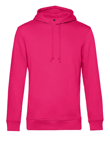 Organische Heren Hoodie B&C Inspire hooded WU33B in Organische Heren Hoodie B&C Inspire hooded WU33B - Magenta Pink