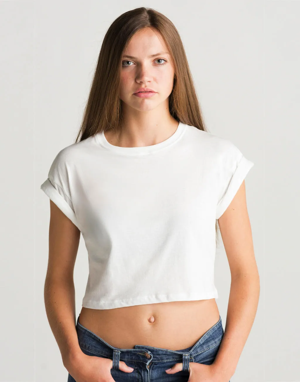 Heren T-shirt V hals JHK Urban productfoto