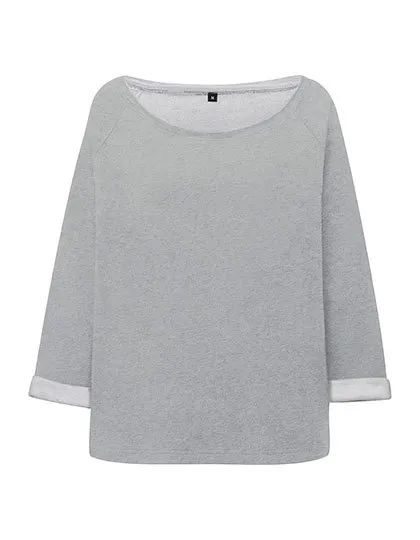Dames Sweater Flash Dance Mantis M128 in Dames Sweater Flash Dance Mantis M128 Heather Grey Melange