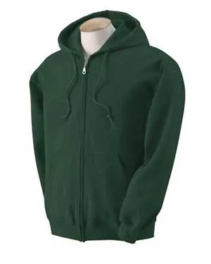 Hoodie Heavy Blend Adult Full Zip Gildan 18600 productfoto