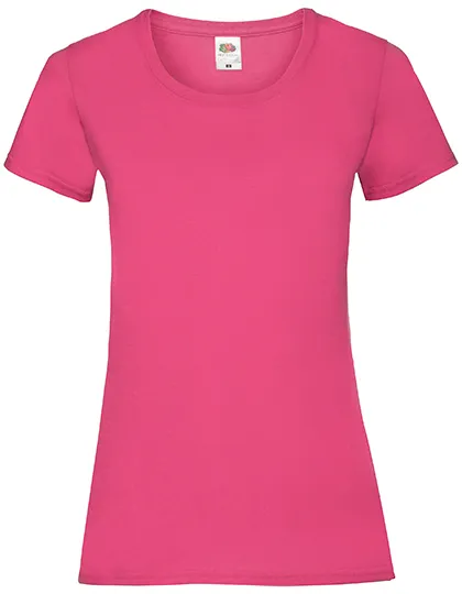 Dames T-shirts fruit of the loom value weight 61-372-0 in Dames T-shirts fruit of the loom value weight 61-372-0 - Fuchsia