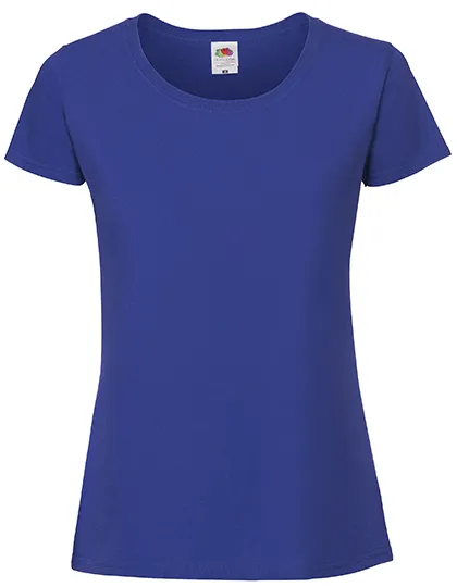 Dames T-shirt Fruit of the Loom Ringspun 61-424-0 in Dames T-shirt Fruit of the Loom Ringspun 61-424-0 - Royal Blue