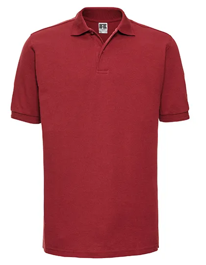 Heren Polo extra groot 5XL en 6XL Russell R-599M-0 in Heren Polo extra groot 5XL en 6XL Russell R-599M-0 Bright Red