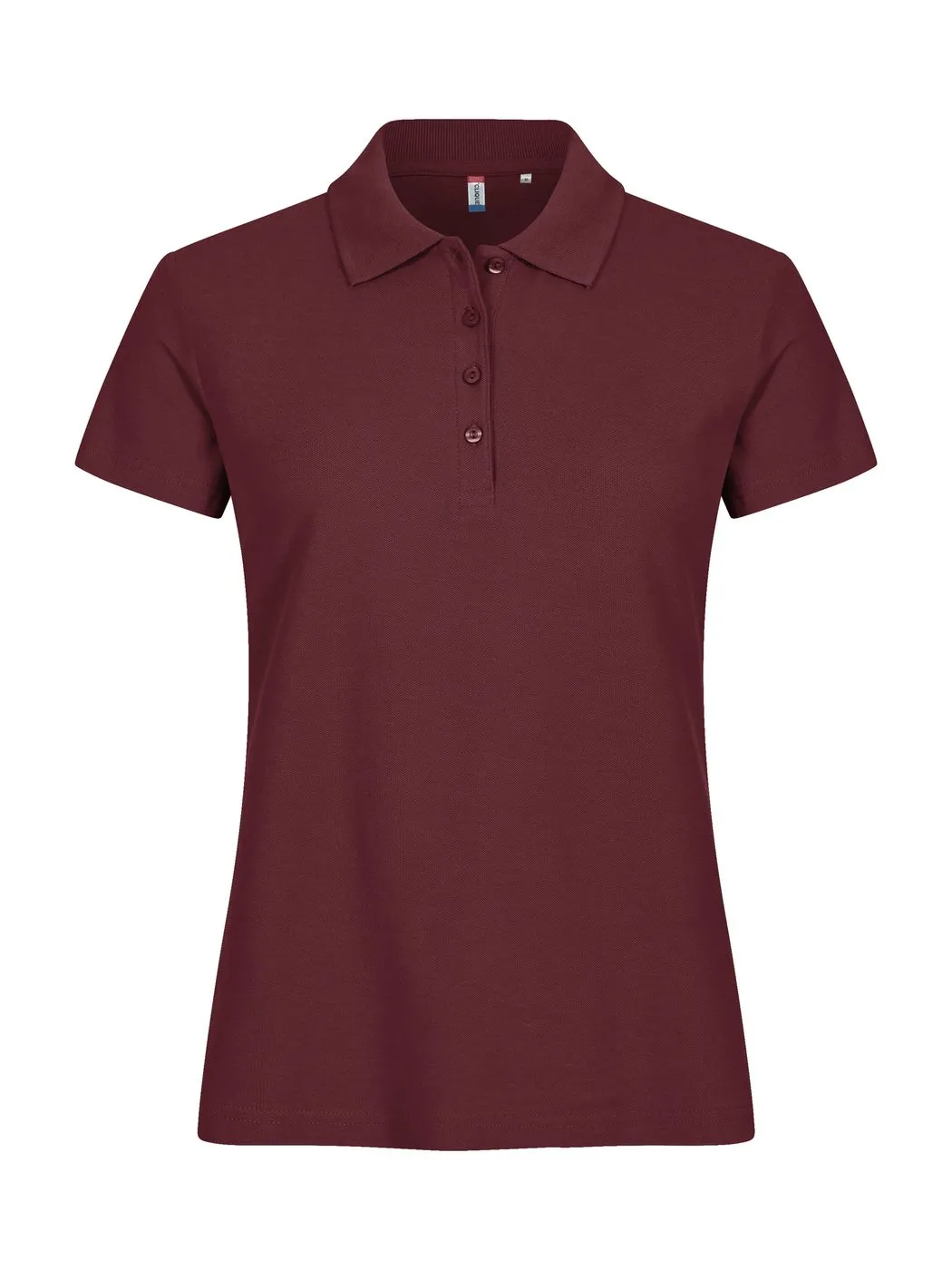 Dames Polo Clique Basic 028231 in Bordeaux