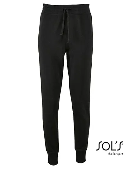 Dames Joggingbroek slim Fit Sol's 02085 in Zwart