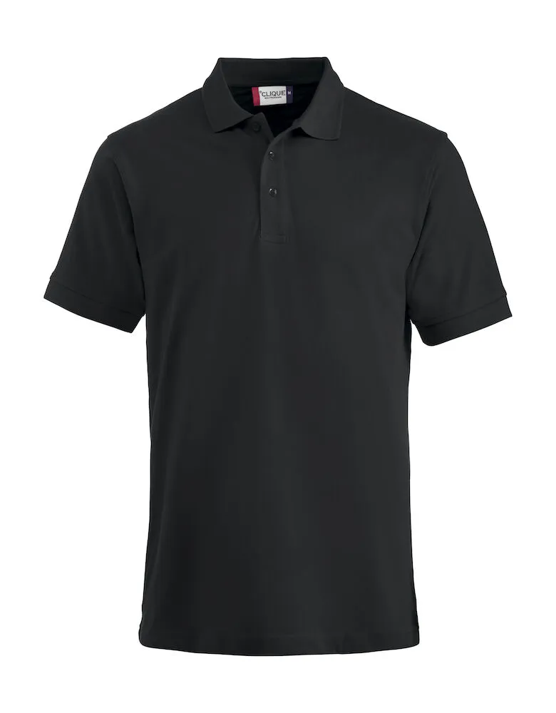 Heren Polo Clique Lincoln 028204 in Heren Polo Clique Lincoln 028204 Zwart