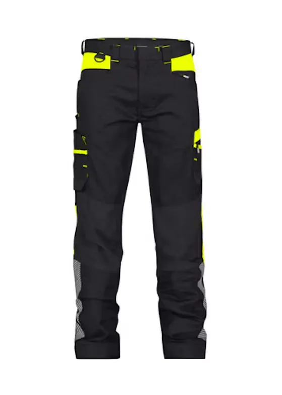 DASSY Werkbroek Hong Kong in DASSY Werkbroek Hong Kong ZWART-FLUO GEEL