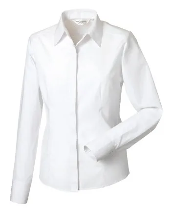 Dames blouse Poplin Russell 942F lange mouw productfoto