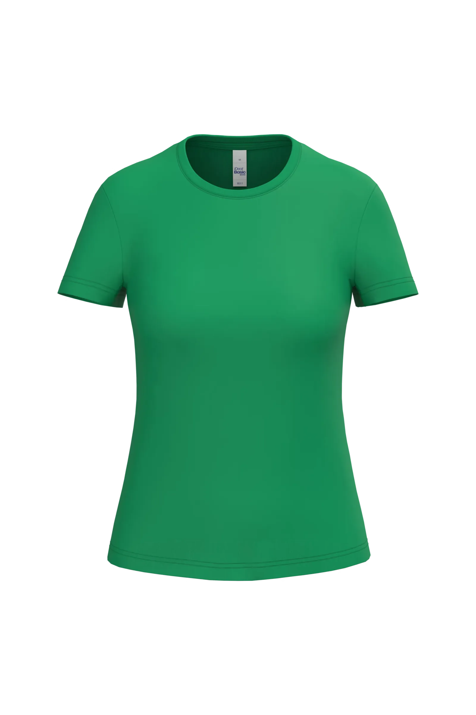 Goedkope Dames T-shirt iDeal Basic Brand IB311 in Goedkope Dames T-shirt iDeal Basic Brand IB311 - Kelly Green