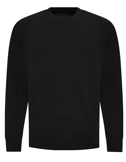 Heren T-shirt AWDis Oversize 100 Long Sleeve T productfoto