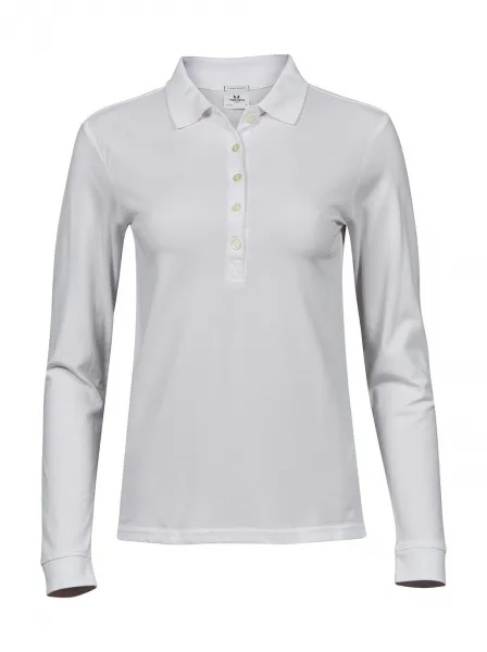 Dames Polo Lange Mouw Stretch Tee Jays 146 productfoto