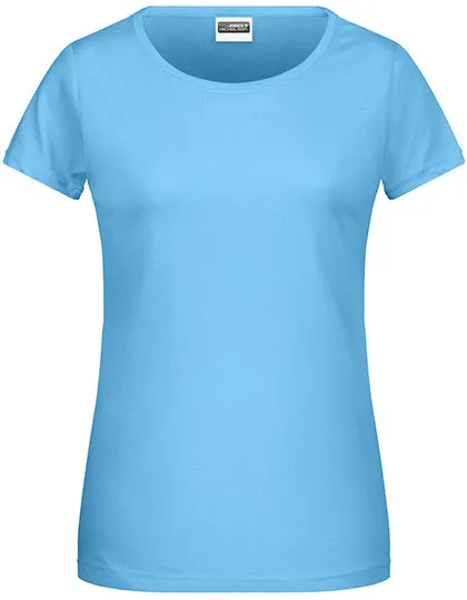 Dames T-shirt Daiber Basic-T 8007 in Sky Blue