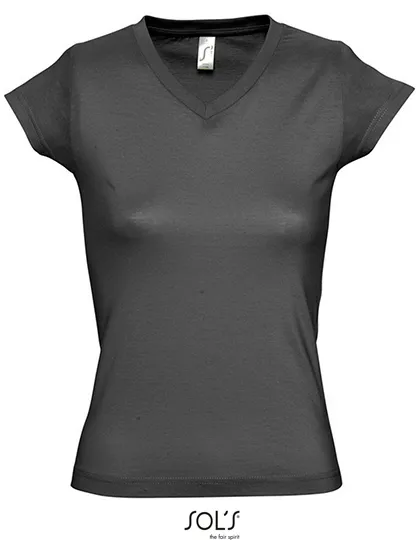 Dames  T-shirt Sols V-Neck Victory 11388 in Dames  T-shirt Sols V-Neck Victory 11388 - Dark Grey