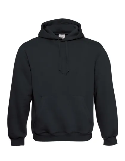 Hooded sweater B&C WU620 in Hooded sweater B&C WU620 zwart