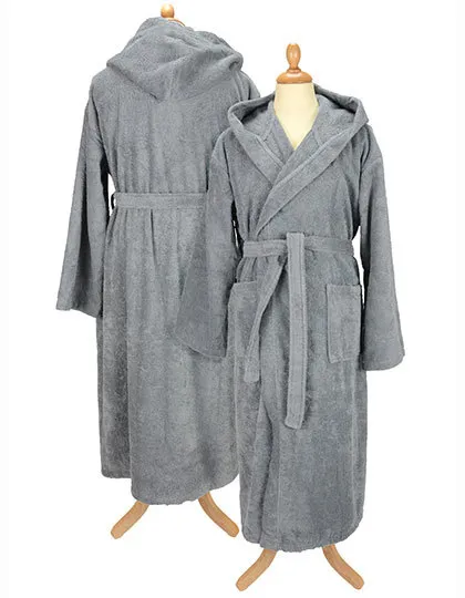 Badjas met Capuchon ARTG 026.50 in Badjas met Capuchon ARTG 026.50 Anthraciet Grijs
