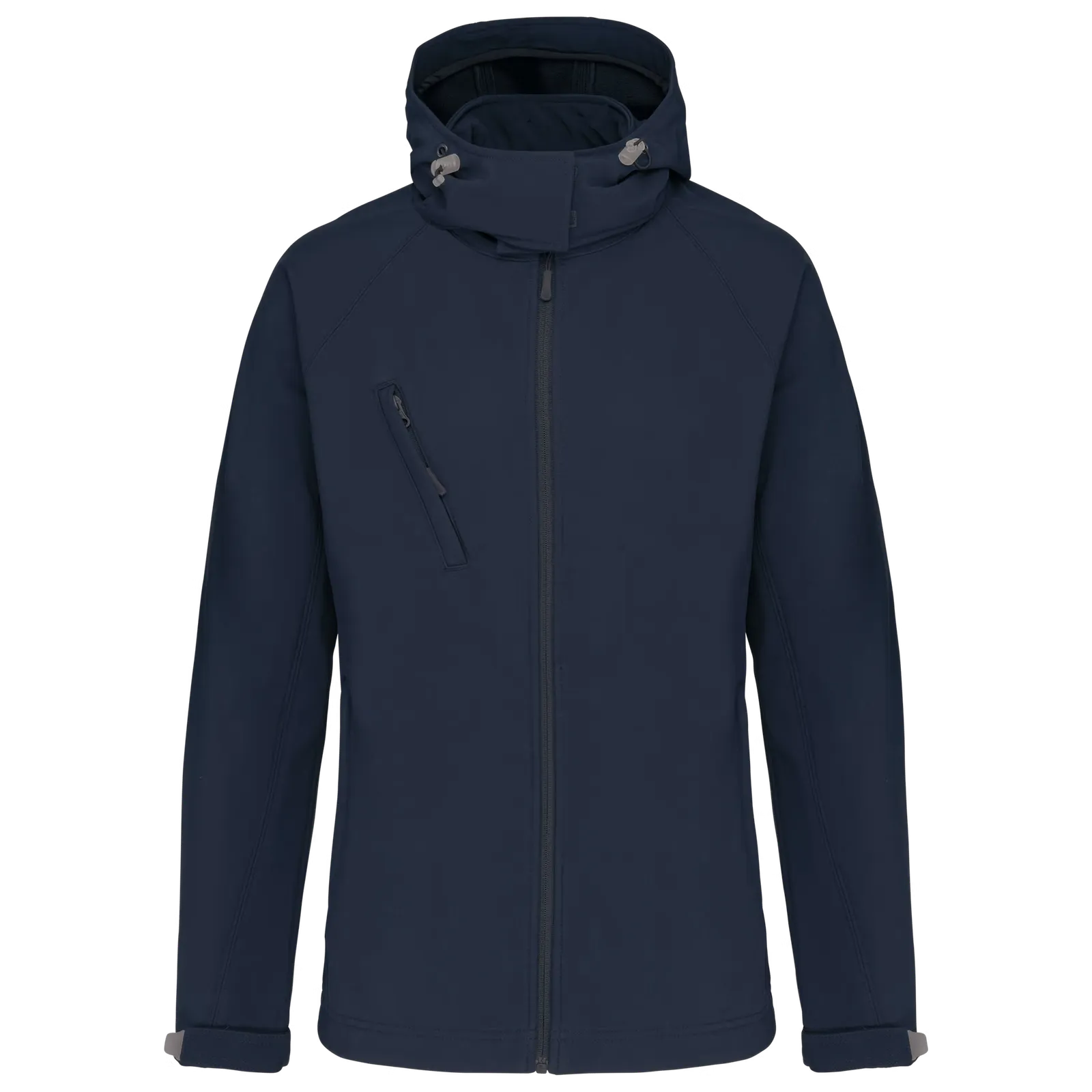 Dames Softshell jas hooded Kariban K414 in Dames Soft shell jassen hooded Kariban K414 NAVY