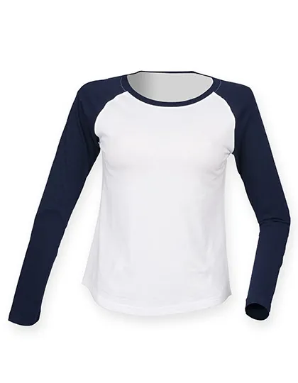 Dames Baseball T-shirt SF SK271 productfoto