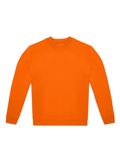 Heren Sweater B&C ID.222 Crew WG007 in Heren Sweater B&C ID.222 Crew WG007 Oranje
