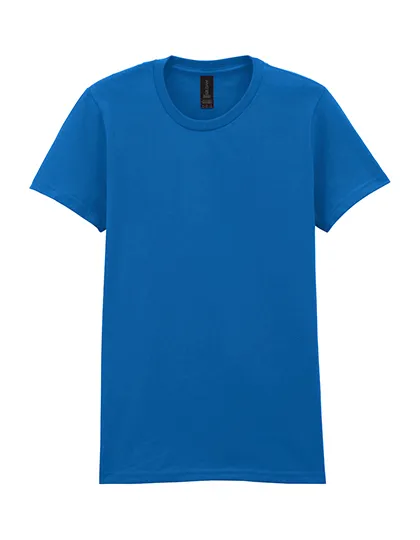 Dames T-shirt Gildan Softstyle 65000L in Dames T-shirt Gildan Softstyle 65000L - Royal