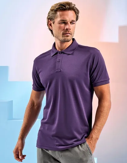 Heren Polo Lange Mouw Stretch Tee Jays 1406 productfoto