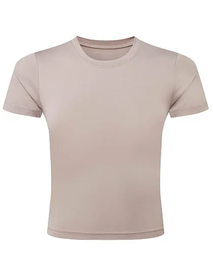 Dames Sportshirt TriDri Recycled Luxe Fitted Tee TR653 in Dames Sportshirt TriDri Recycled Luxe Fitted Tee TR653 - Stone