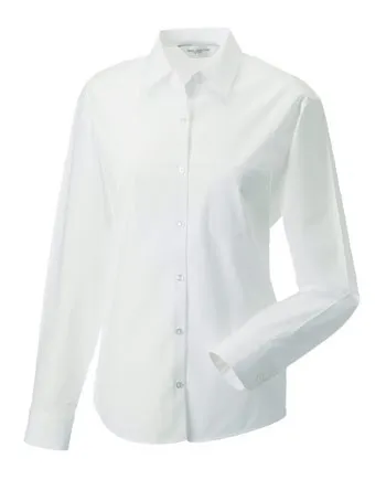 Dames blouse Poplin Russell 936F lange mouw productfoto