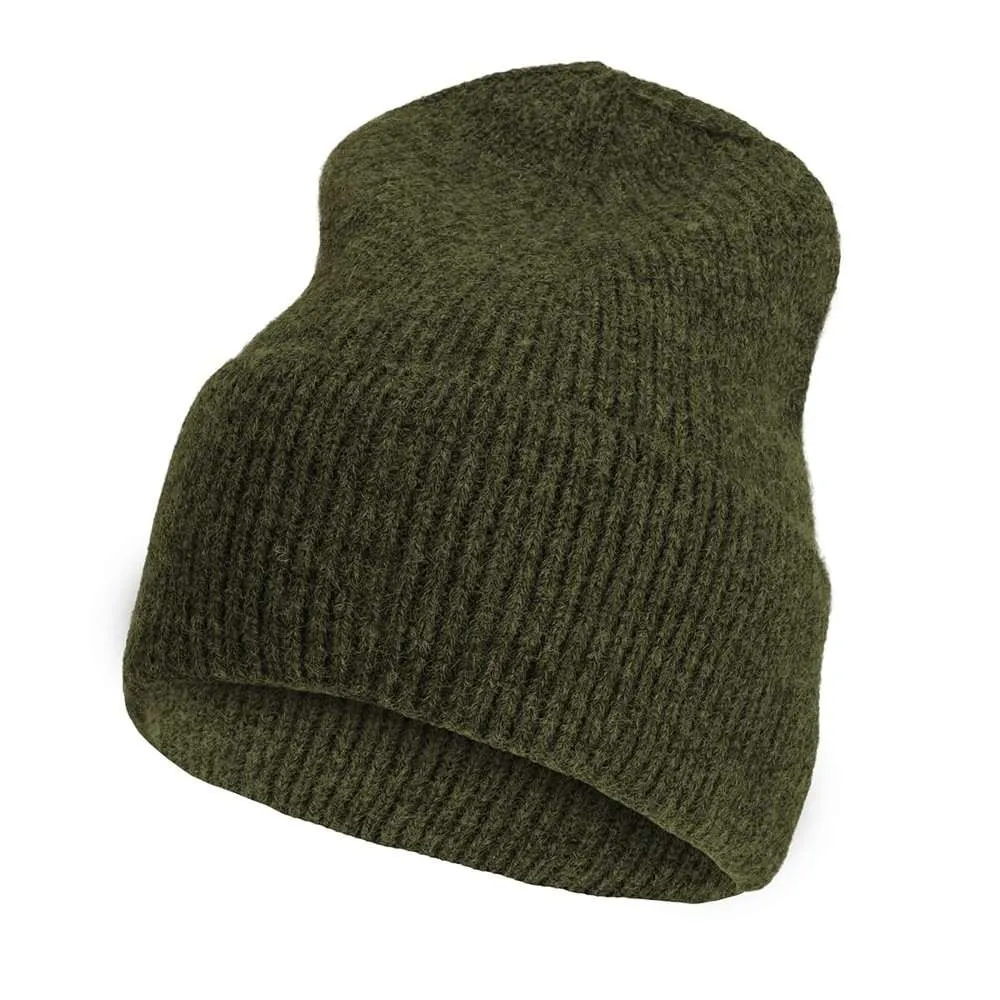 Beanie Muts de Luxe AR1462 in Beanie Muts de Luxe AR1462 olive Green
