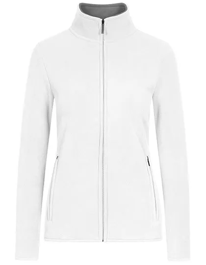 Dames Fleece Vest Promodoro 7965 in Dames Fleece Vest Promodoro 7965 Wit-New Light Grey